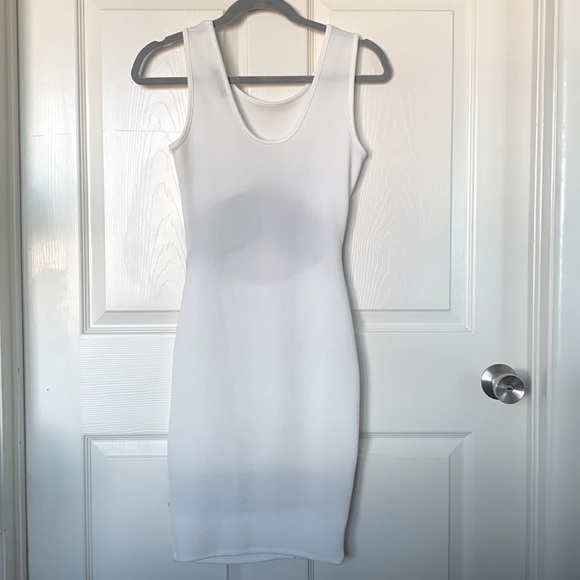 NWOT Body-con Cut-out Front Midi Dress - Picture 2 of 5